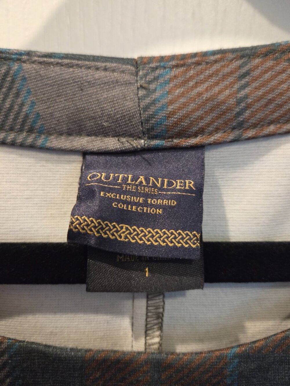 Hot Topic x Outlander Limited Edition Fraser Tartan Sassenach Dress XL - Picture 5 of 9